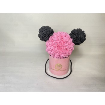 Beauty And The Beast Minnie Pink Roses 18cm
